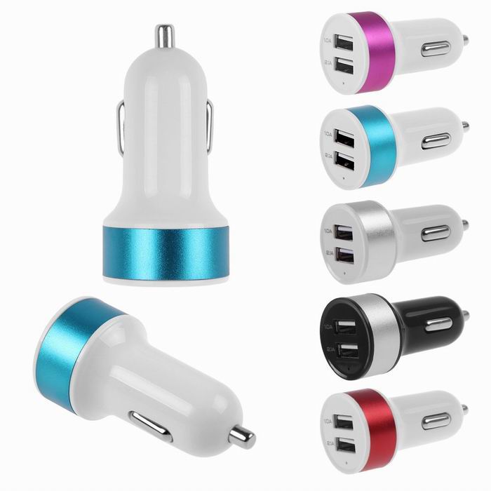 Metal car charger 2.1